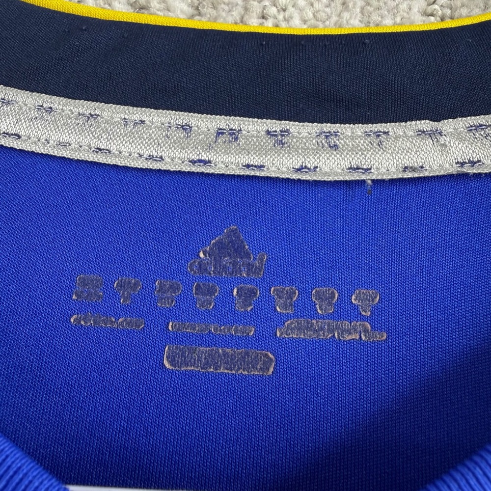 Adidas Kansas City Wizards MLS Soccer Jersey Blue Yellow Mens Size Medium - Picture 4 of 6